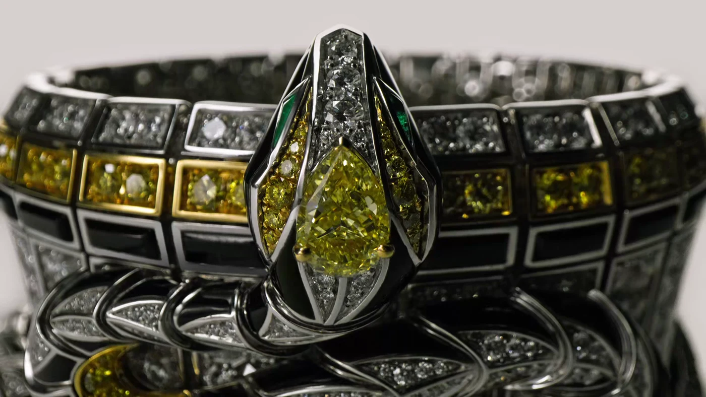 Metal and gemstone details